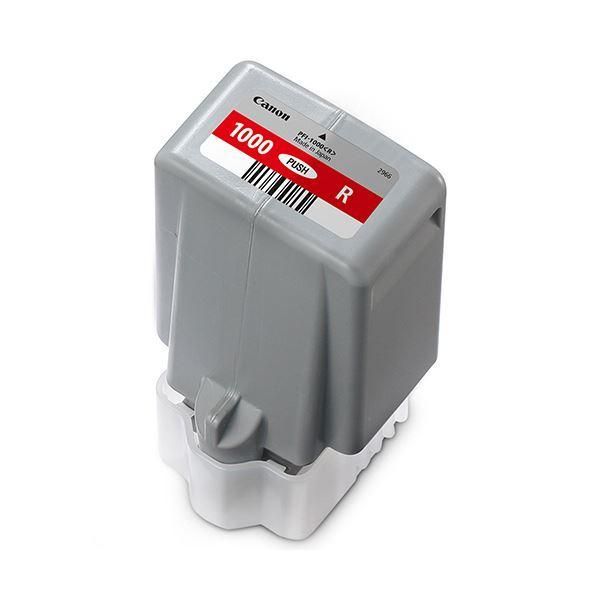 ds-キヤノン インクタンクPFI-1000R レッド 80ml 0554C004 1個
