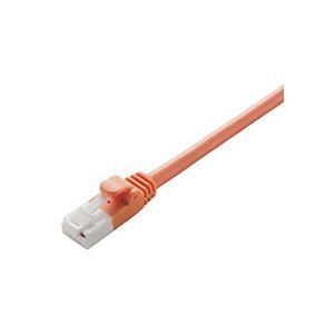 ds-（まとめ）エレコムCat5e対応ツメ折れ防止LANケーブル オレンジ 5m LD-CTT/DR5/RS 1本〔×10セット〕