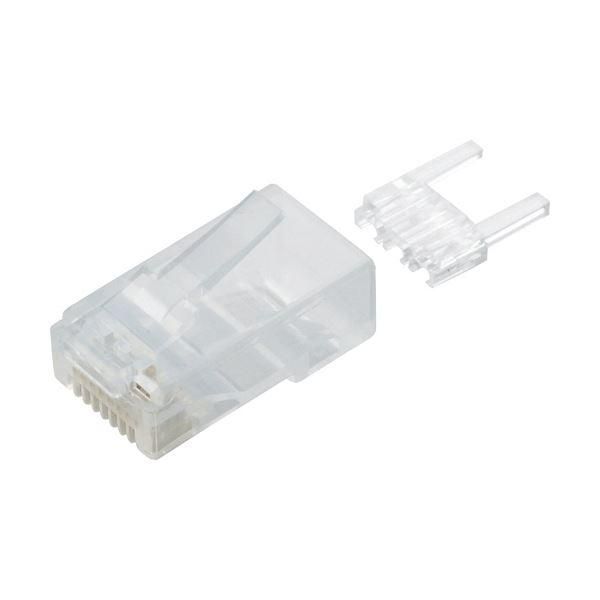 ds-（まとめ）エレコム ツメの折れないLANコネクタカテゴリー6 LD-6RJ45T10/T 1パック(10個)〔×3セット〕