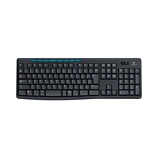 ds-（まとめ）ロジクール ワイヤレスキーボードK275 ブラック K275 1台〔×2セット〕