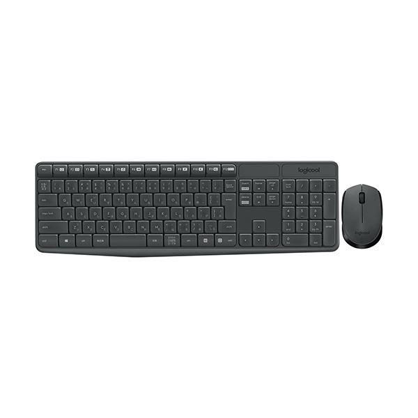 ds-（まとめ）ロジクール ワイヤレスコンボ MK235グレー MK235 1組〔×2セット〕 8,103円