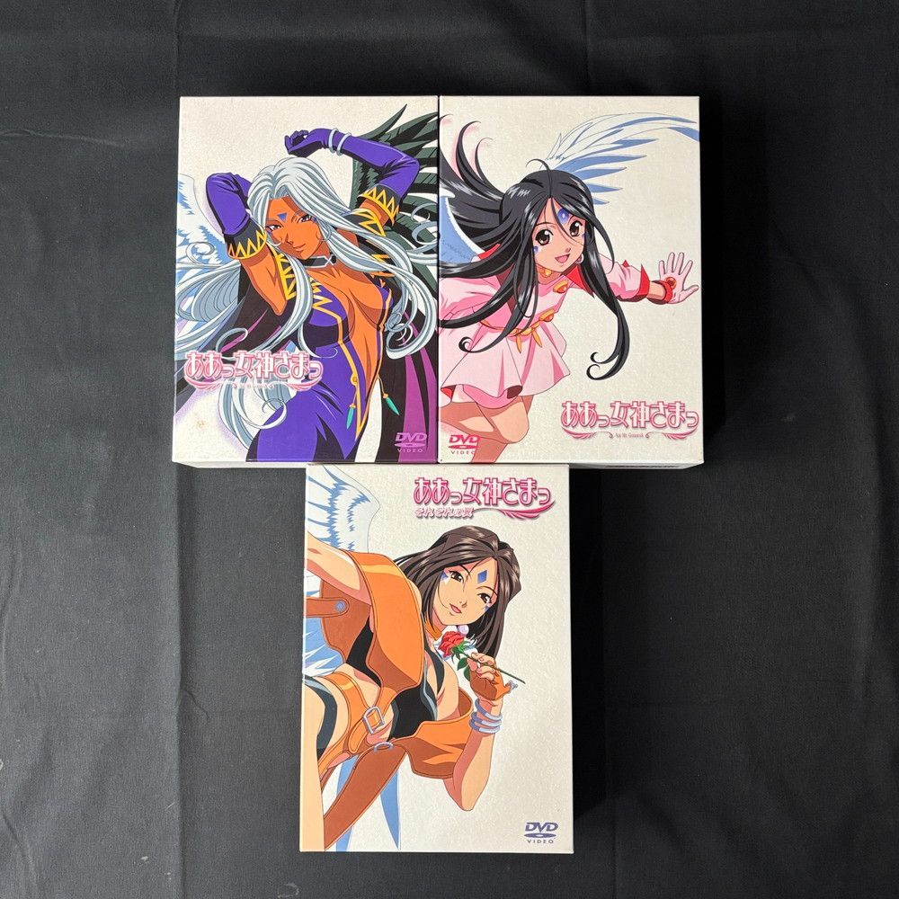1340◇DVD あぁ女神さまっ EMOTION 3枚組 DVDBOX ３セット 動作確認済み 6,300円