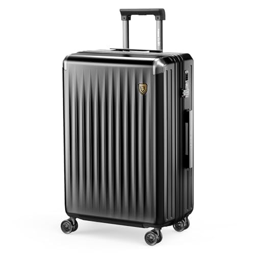 ms[New Trip] スーツケース キャリーケース 機内持ち込み 拡張機能付き 両面仕切り PC100%ボディ HINOMOTO製 静音キャスター TSAロック YKKファスナー S/M/Lサイズ 40/65/100L キャリーバッグ 大型 出張 旅行 （