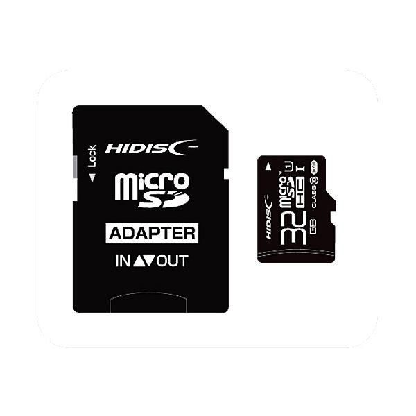 ds-（まとめ）ハイディスク microSDHCカード32GB class10 UHS-I対応 SD変換アダプター付き HDMCSDH32GCL10UIJP3 1枚〔×2セット〕 12,410円