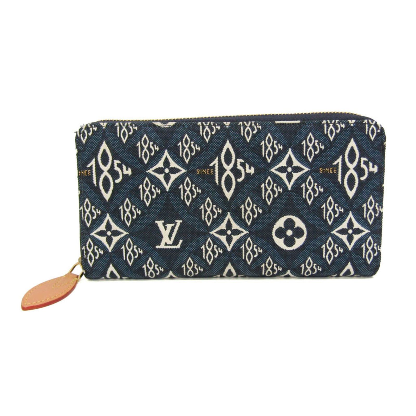 ルイ・ヴィトン(Louis Vuitton) SINCE 1854 ジッピー・ウォレット M80212 レディース,メンズ ジャカード 長財布（二つ折り） ネイビー 53,460円