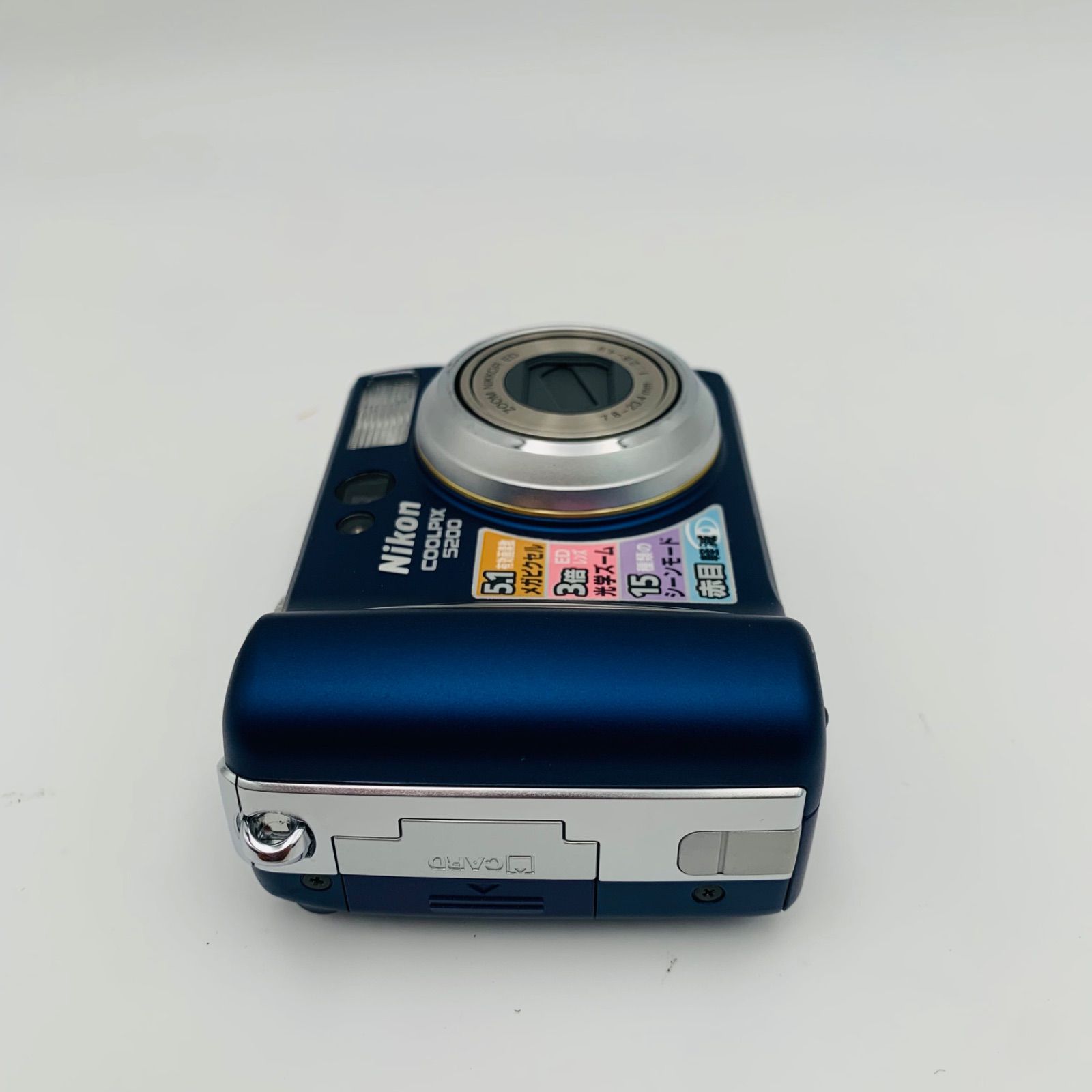 Nikon COOLPIX 5200 ブルー 充電器•バッテリー•ストラップ•SDカード