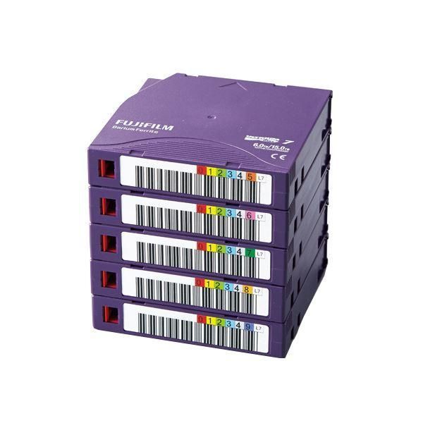 ds-富士フイルム LTO Ultrium7データカートリッジ バーコードラベル(横型)付 6.0TB LTO FB UL-7 OREDPX5Y1パック(5巻)