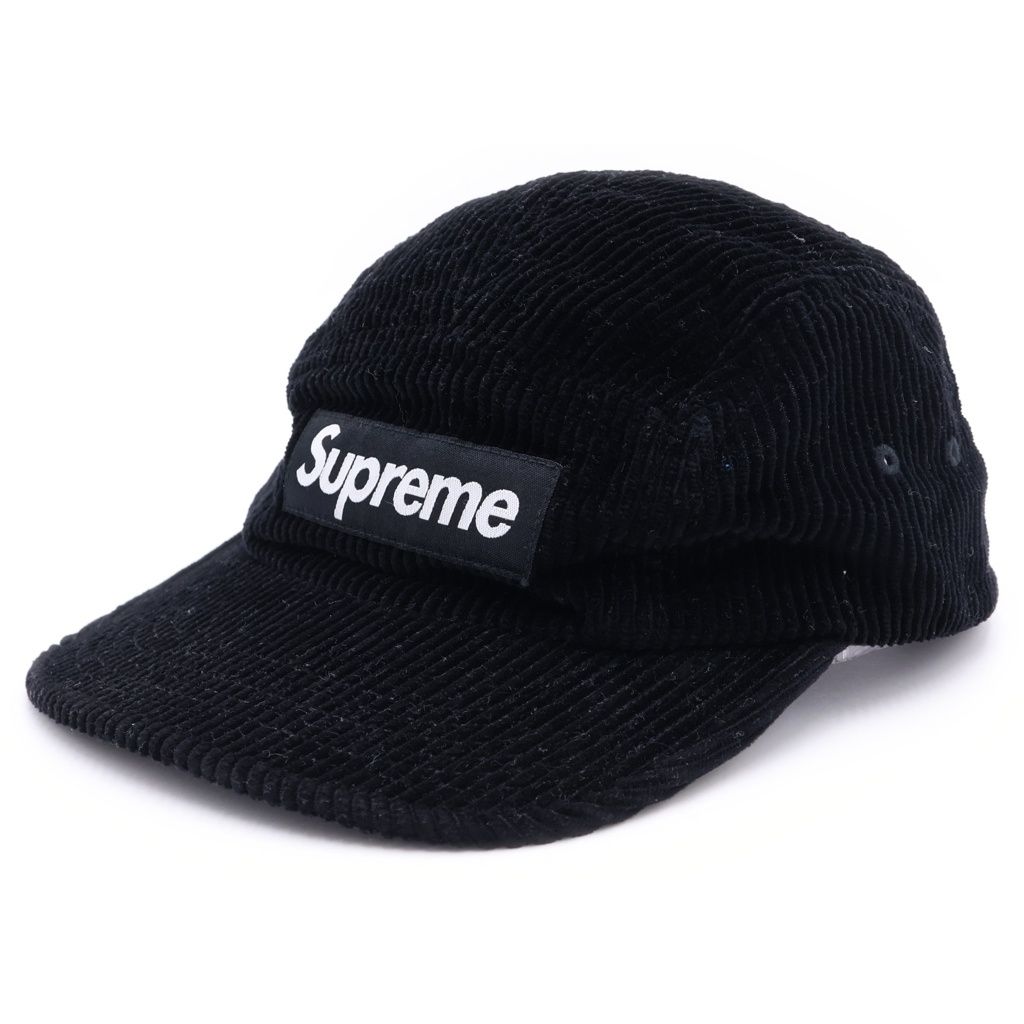 SUPREME (シュプリーム) 24AW Corduroy Camp Cap コーデュロイ ボックスロゴ キャンプ キャップ 帽子