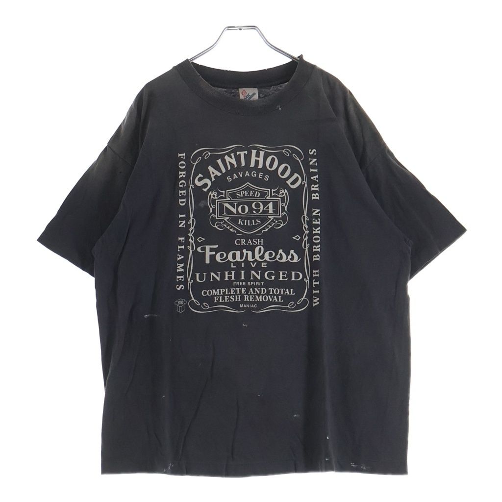 SAINT MICHAEL (セントマイケル) 25SS ×NEIGHBORHOOD STHD. FEARLESS SS TEE ネイバーフッド 両面プリント 半袖Tシャツ カットソー SM-HR8-0000-C70