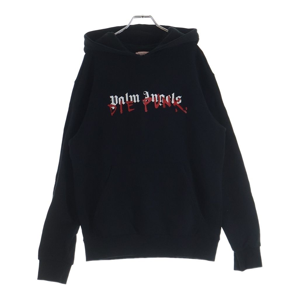 Palm Angels (Palm Angels) x Playboi Carti Pc Die Punk Hoodie Playboy Carty Front Logo Print Pullover Hoodie Black PMBB003F18441063