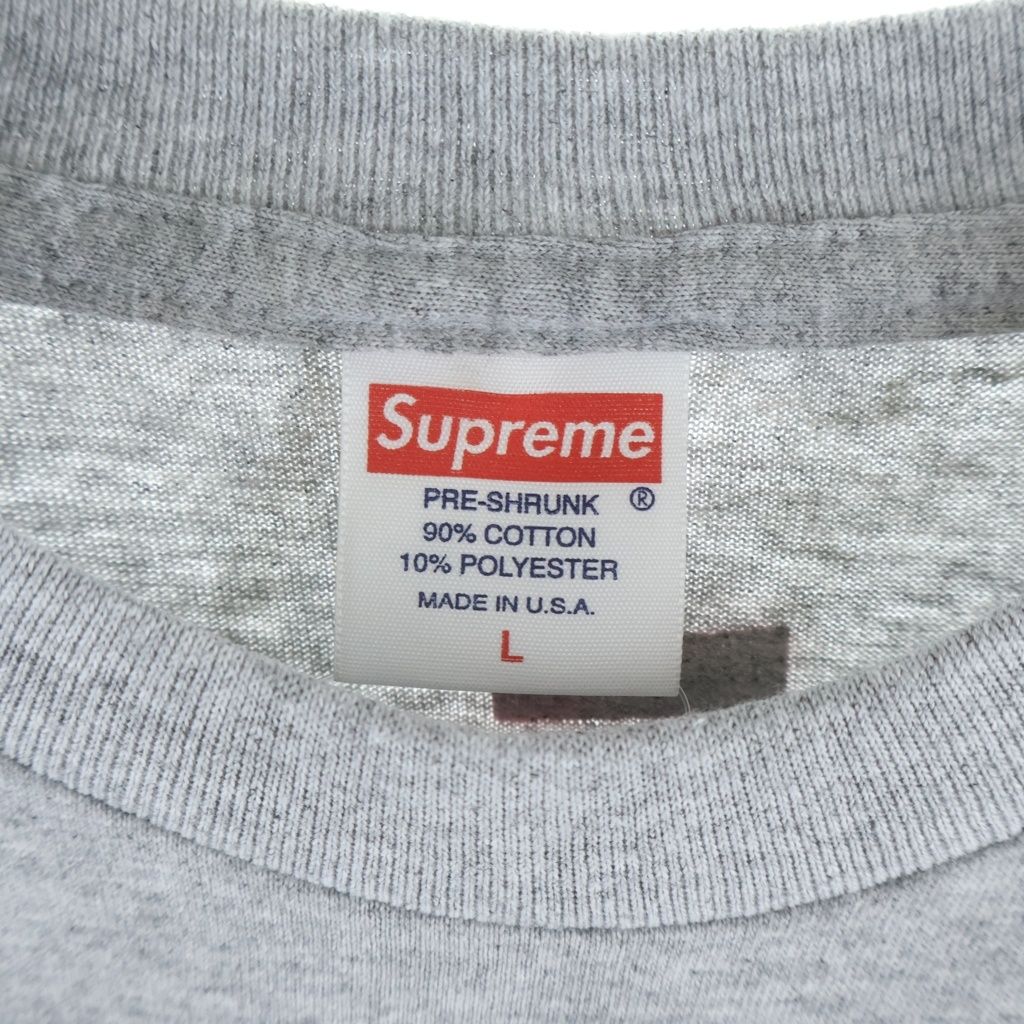 SUPREME (シュプリーム) 09SS ×John Coltrane Blue Train Session Tee ジョン・コルトレーン・ブルートレイン・セッション クルーネック半袖Tシャツカットソー グレー SUPREME (シュプリーム) 09SS ×John Coltrane Blue Train Session Tee ジョン・コルトレーン・ブルートレイン・セッション クルーネック半袖Tシャツカットソー グレー