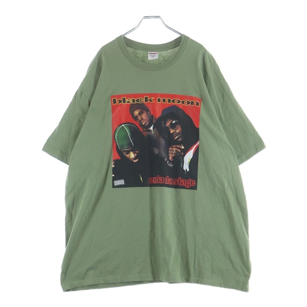 SUPREME (シュプリーム) 22AW Duck Down Music Enta Da Stage Tee ダックダウンミュージックエンタダステージ フロントフォトプリント 半袖Tシャツ カットソー カーキ 9,352円