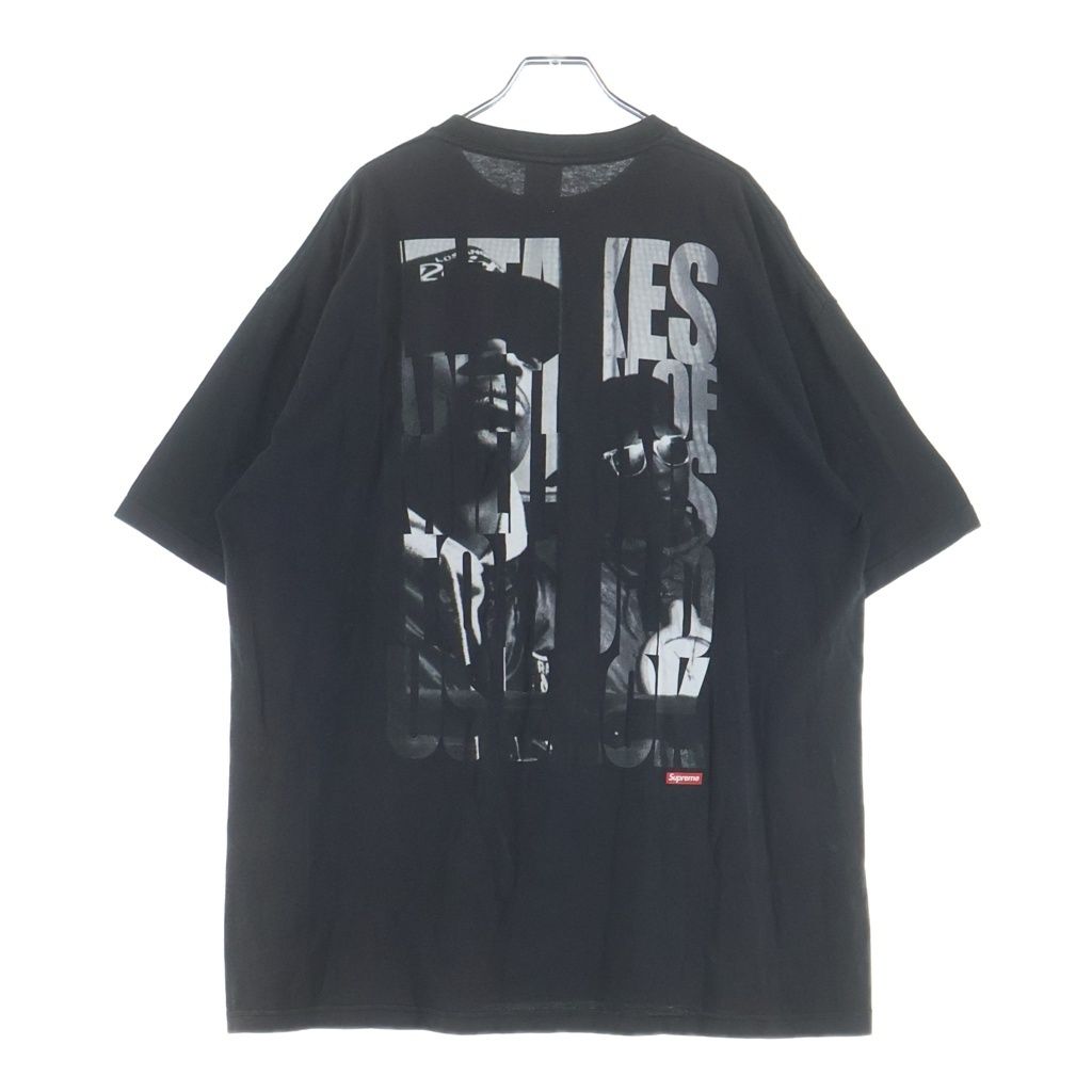 SUPREME (シュプリーム) 06SS Public Enemy Tee パブリックエネミー 両面プリント 半袖Tシャツ カットソー ブラック