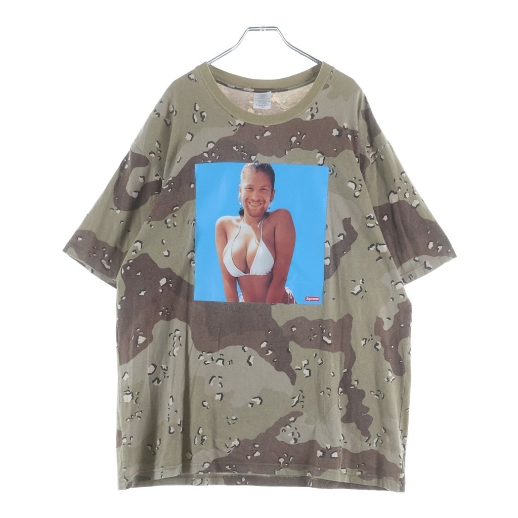 SUPREME (シュプリーム) 25SS ×Aphex Twin Windowlicker Tee エイフェックス ツイン ウィンドウリッカー フロントフォトプリント カモ柄 半袖Tシャツ カットソー カーキ 9,933円