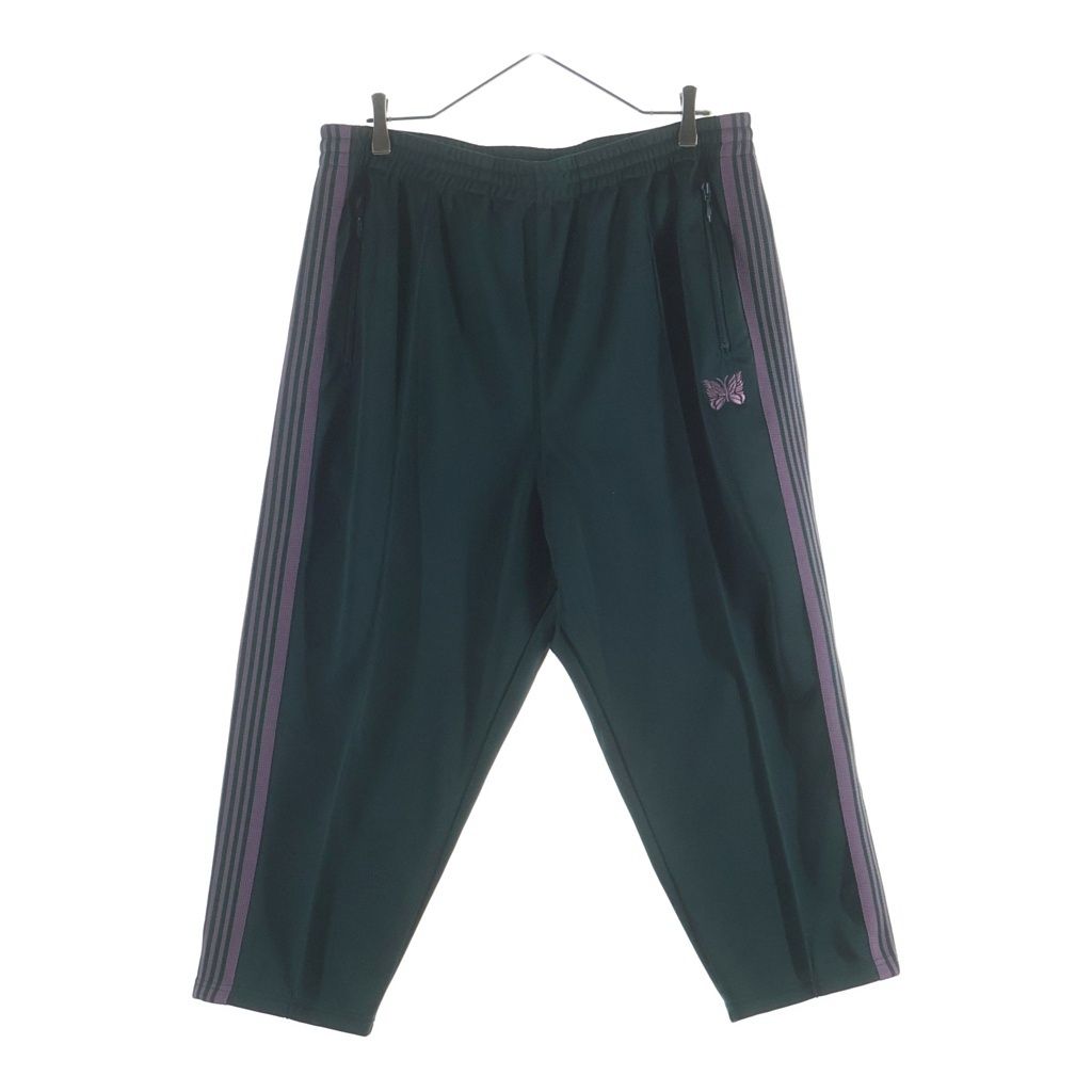 Needles (ニードルス) Poly Smooth Jodhpur Track Pant パピヨン刺繍 サイドライン ポリスムース ジョッパー トラックパンツ グリーン/パープル RW321