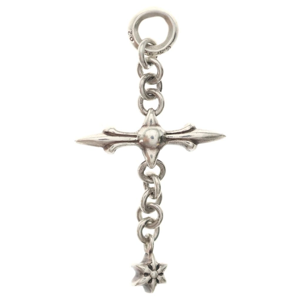 CHROME HEARTS (クロムハーツ) ROLY CROSS ローリークロス チャーム ペンダントトップ シルバー 59,400円