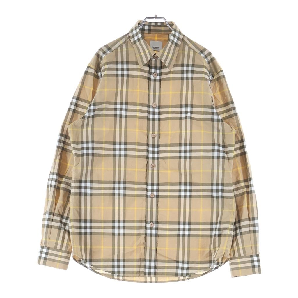 BURBERRY (バーバリー) NOVA CHECK SHIRT ノヴァ チェックシャツ ベージュ 8055492 25,493円