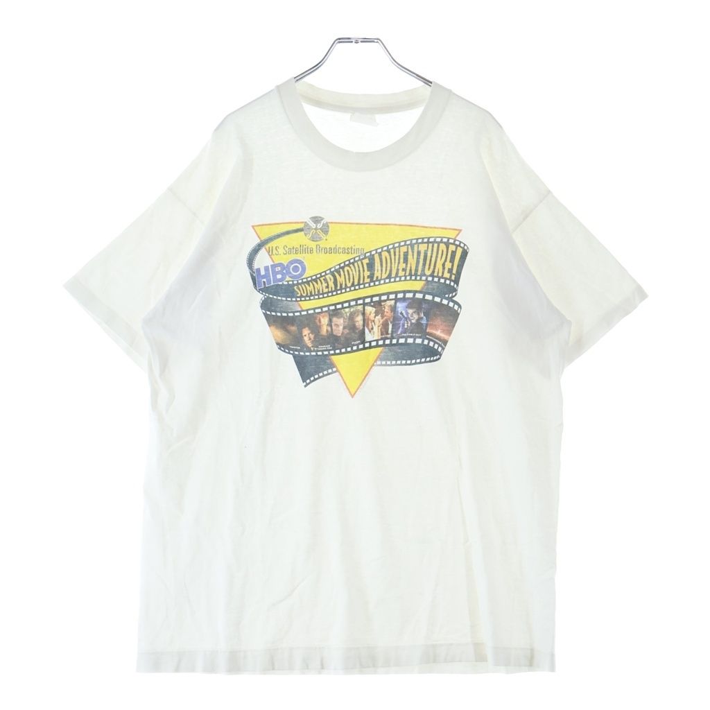 VINTAGE (ヴィンテージ) 90S HBO SUMMER MOVIE ADVENTURE! FRUIT OF THE LOOM クルーネック半袖Tシャツカットソー