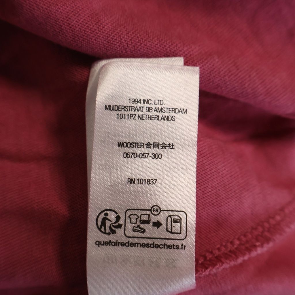 SUPREME (シュプリーム) 23SS Animal Kingdom S/S Top Magenta アニマルキングダム エンブロイダリーデザイン クルーネック コットン半袖Tシャツ カットソー ピンク -
