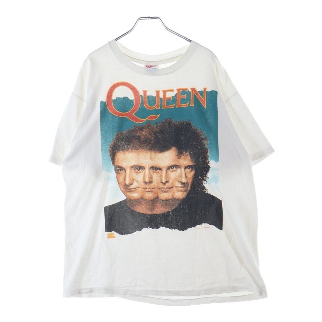 VINTAGE (ヴィンテージ) 90s QUEEN The Miracle 1992 ザ ミラクル クルーネック半袖Tシャツ カットソー ホワイト
