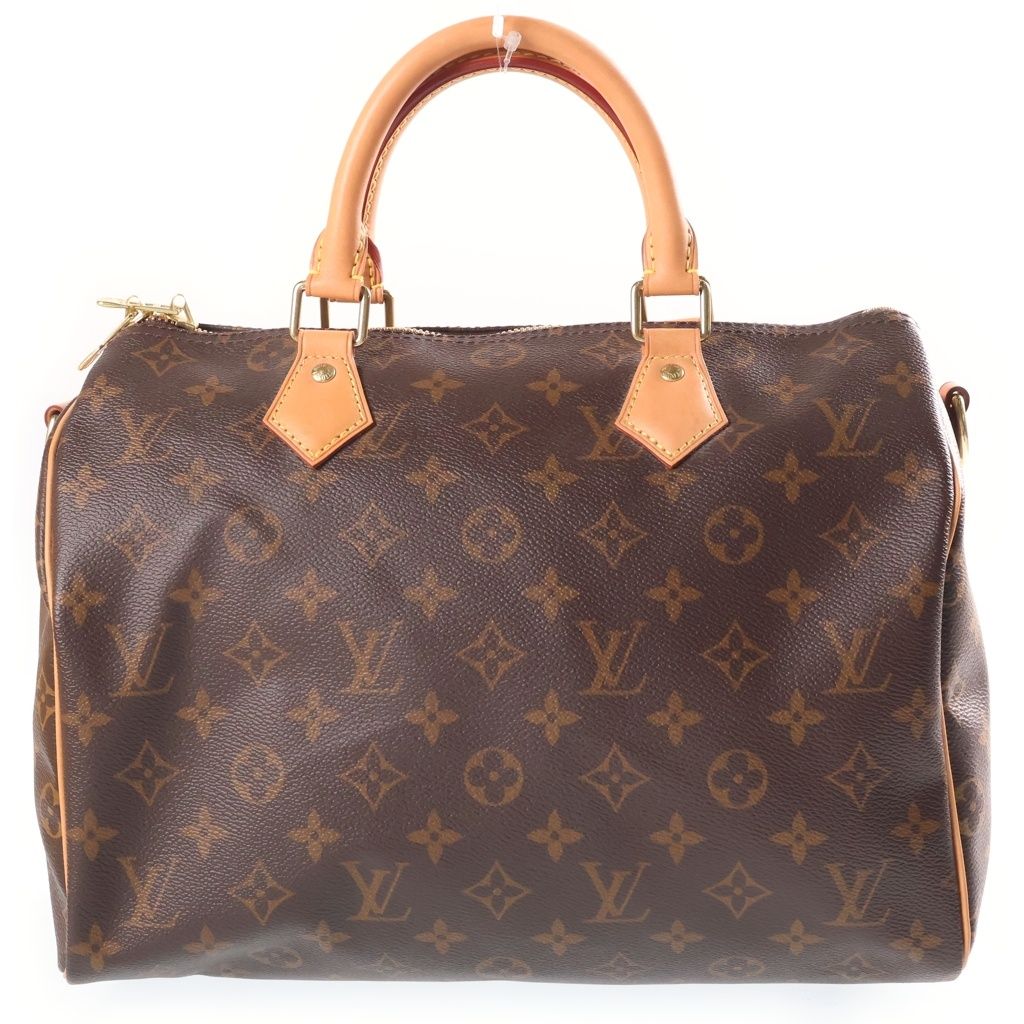 LOUIS VUITTON (ルイヴィトン) モノグラム キーポルバンドリエール30 2WAYハンドバッグ ショルダーバッグ ブラウン レザー×PVC M41112 ゴールド金具