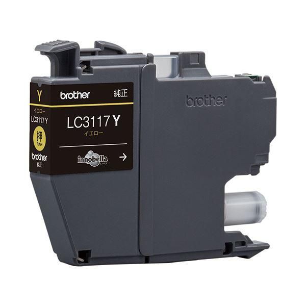 ds-（まとめ）ブラザー インクカートリッジ イエローLC3117Y 1個 〔×3セット〕 6,257円