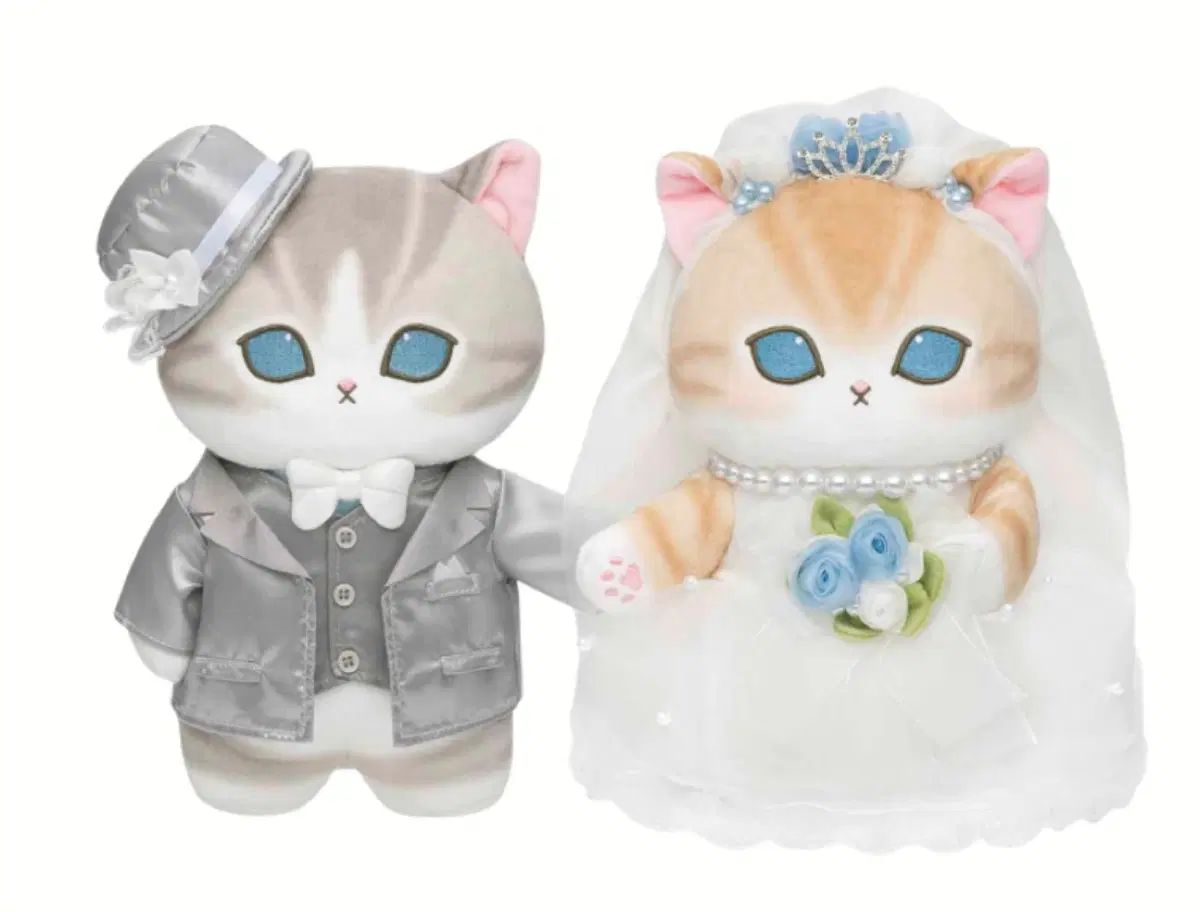 新郎 花嫁 猫 ぬいぐるみ セット 51,008円