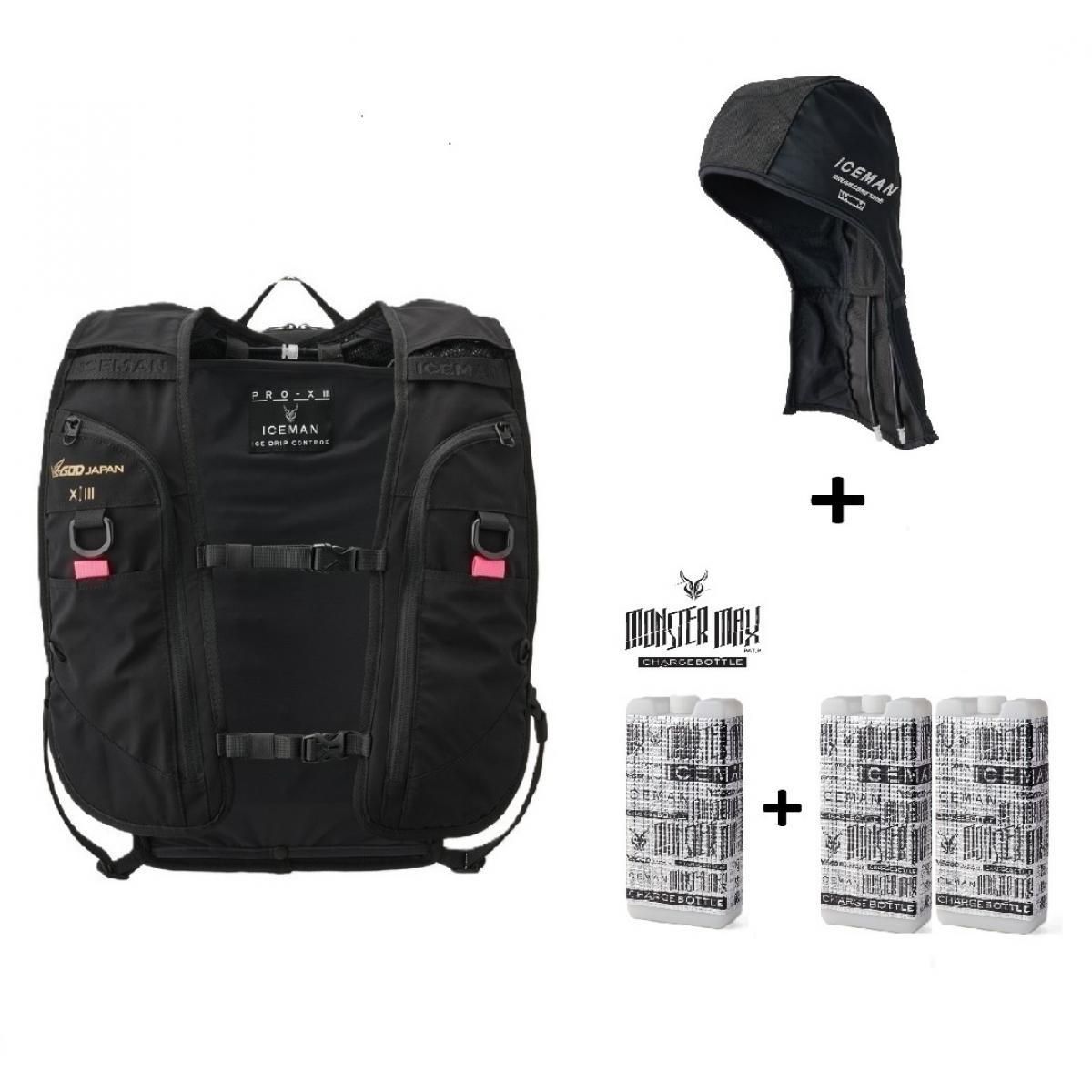 ICEMAN PRO-X III セルマックス 2026年モデル 水路冷却シート式 水冷服 ICMPX3S-BLV-SET ブラック アイスマンPRO X 3 アイスマンベスト 18,576円