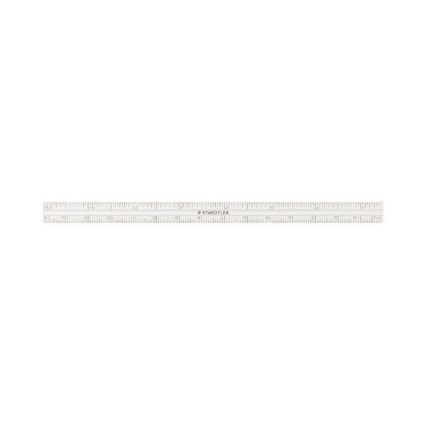 ds-(まとめ) ステッドラー 高精度三角スケール スリム 15cm シルバー 561 7-81 1個 〔×20セット〕