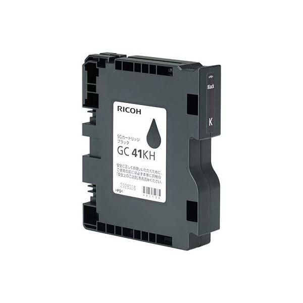 ds-(まとめ)リコー SGカートリッジ GC41KHブラック Lサイズ 515825 1個〔×3セット〕