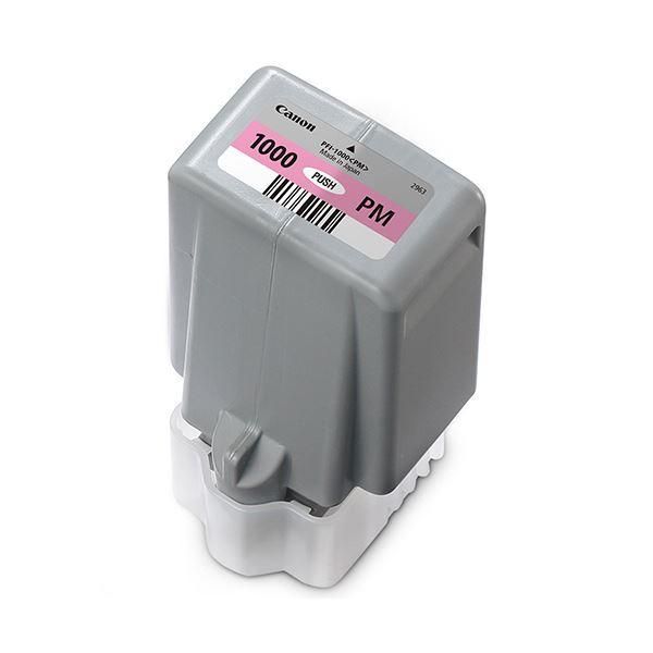 ds-(まとめ）キヤノン インクタンクPFI-1000PM フォトマゼンタ 80ml 0551C004 1個〔×3セット〕
