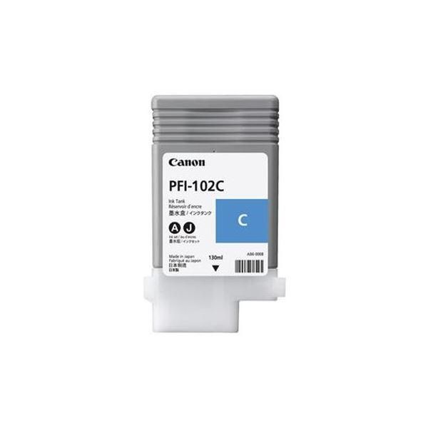 ds-(まとめ）キヤノン インクタンク PFI-102染料シアン 130ml 0896B001 1個〔×3セット〕 25,448円