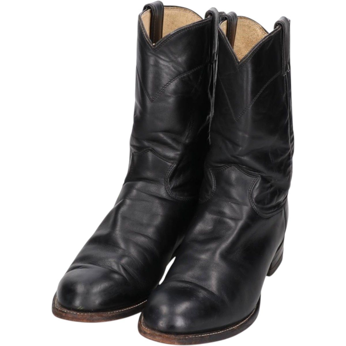 古着 ジャスティン JUSTIN 3133 ローパーブーツ USA製 9 1/2EE メンズ27.5cm相当/saa016115