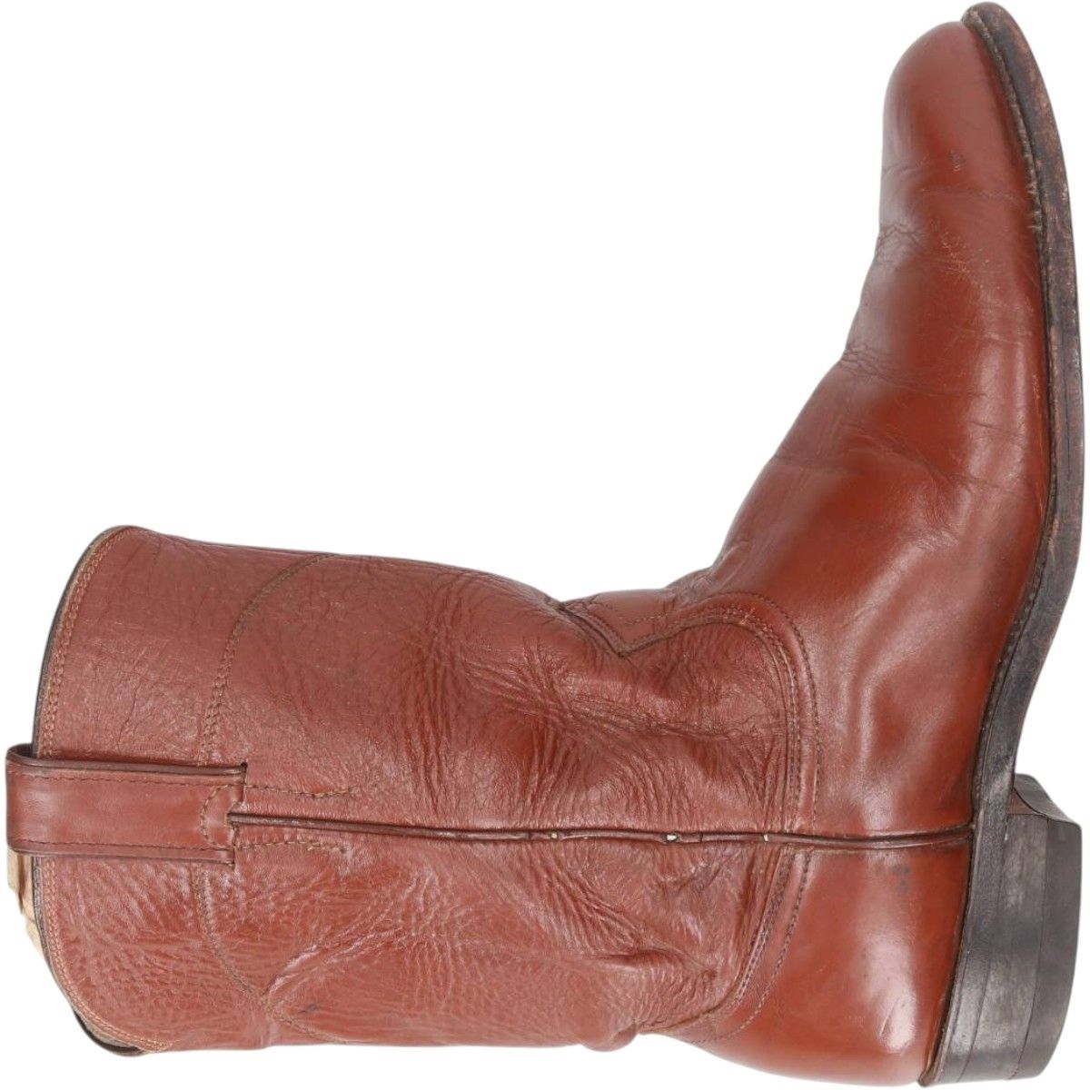 古着 ジャスティン JUSTIN 3802 ローパーブーツ USA製 8 1/2B メンズ25.5cm相当/saa016130