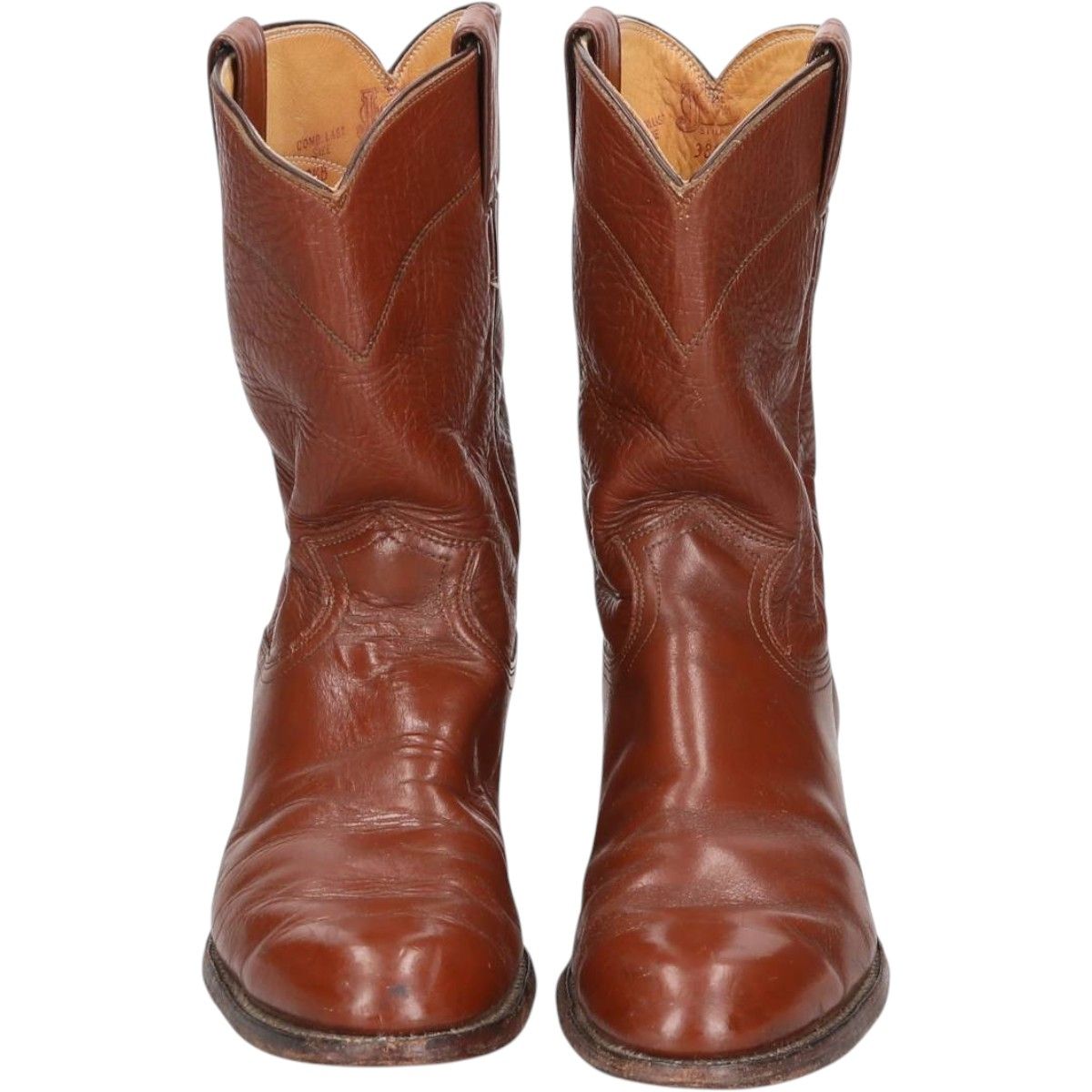 古着 ジャスティン JUSTIN 3802 ローパーブーツ USA製 8 1/2B メンズ25.5cm相当/saa016130