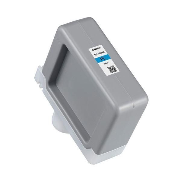 ds-(まとめ）キヤノン インクタンクPFI-1100PC フォトシアン 160ml 0854C001 1個〔×3セット〕