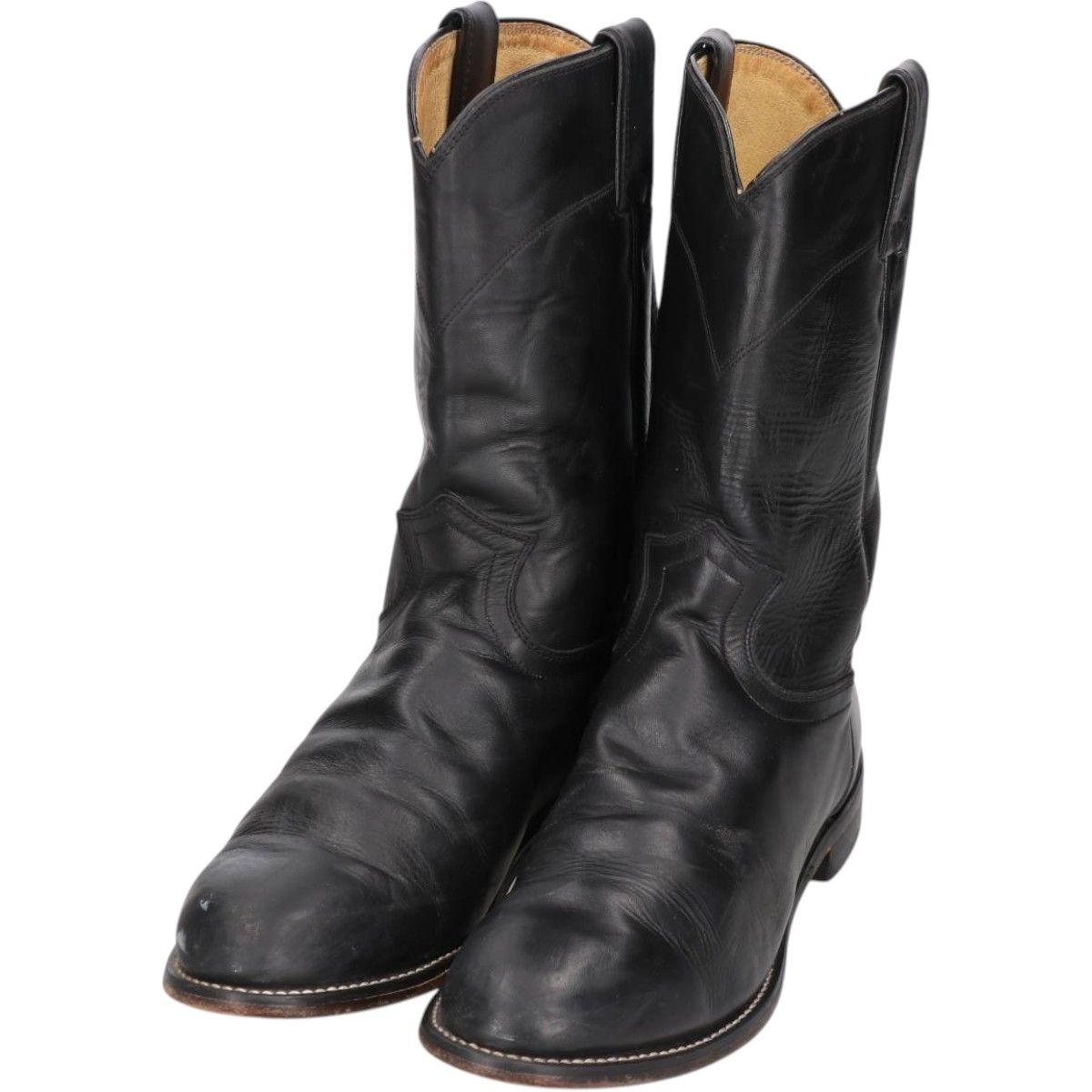 古着 ジャスティン JUSTIN 3133 ローパーブーツ 8 1/2D メンズ26.5cm相当/saa016114