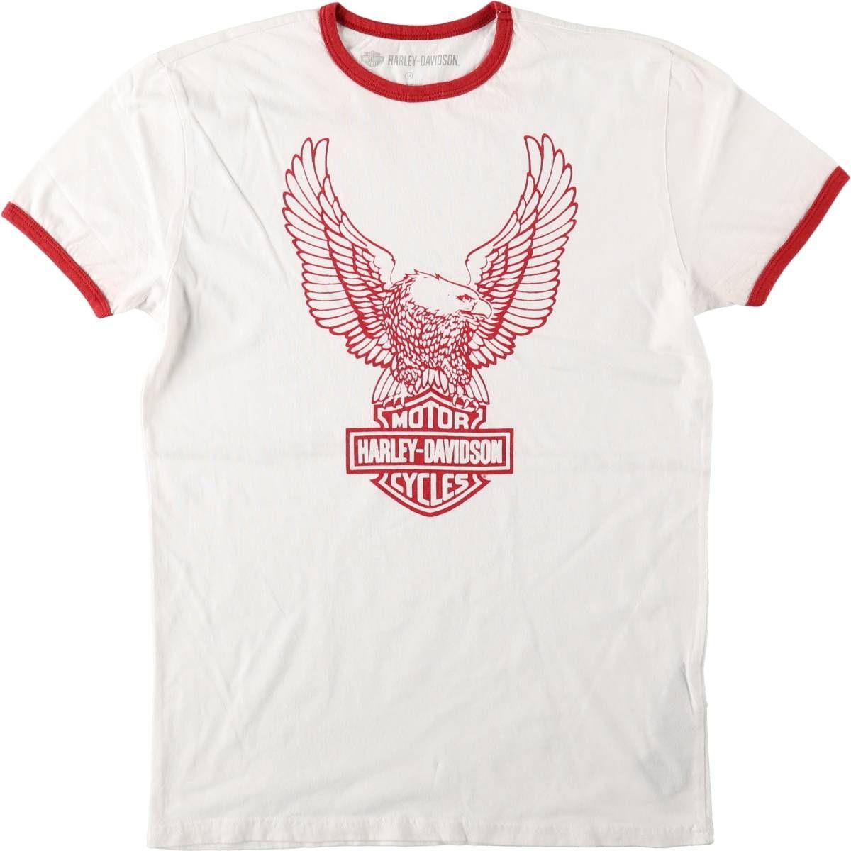 古着 ハーレーダビッドソン Harley-Davidson 鷲柄 イーグル柄 モーターサイクル リンガーTシャツ メンズM相当/eaa664468 7,473円
