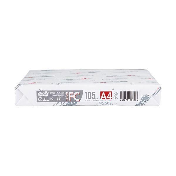 ds-(まとめ）TANOSEE αエコペーパータイプFC B4 厚口 105g 1セット(1000枚:250枚×4冊)〔×3セット〕