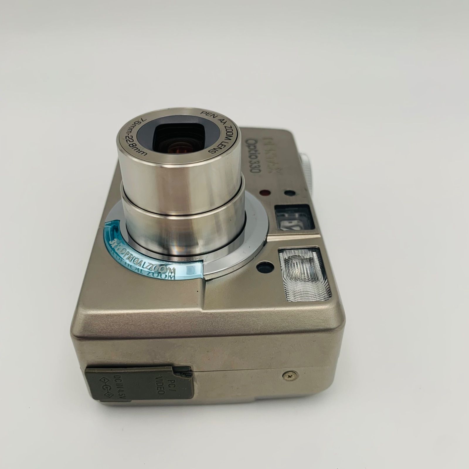PENTAX OPTIO 330 シルバー 充電器•バッテリー•CFカード (0811) - メルカリ