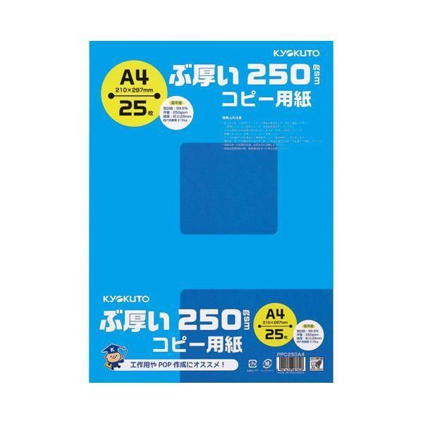 ds-(まとめ）キョクトウ・アソシエイツ ぶ厚いコピー用紙 PPC250A4〔×10セット〕 6,085円