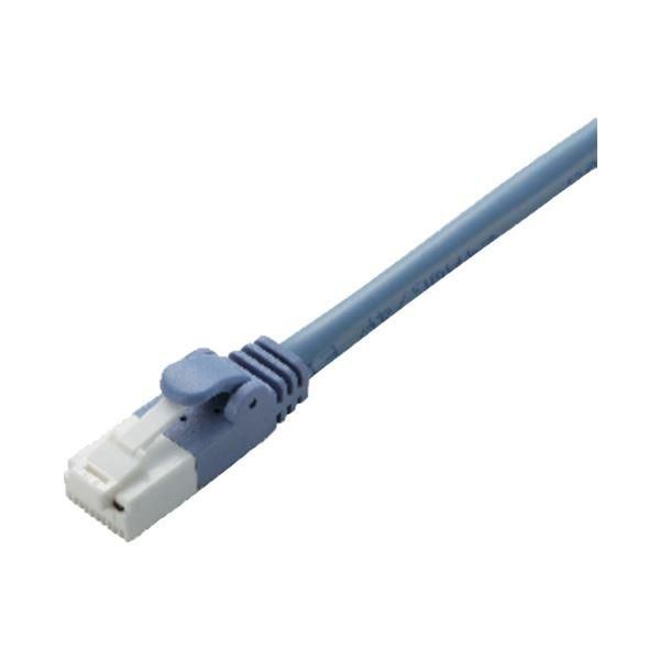 ds-(まとめ）エレコム ツメ折れ防止LANケーブル3m LD-CTT／BU3／RS〔×10セット〕
