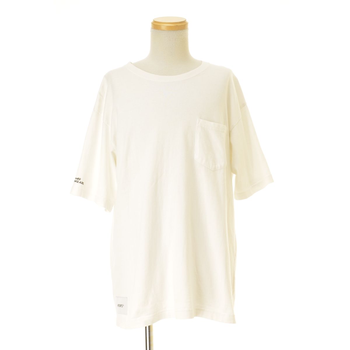 WTAPS BLANK SS 01 半袖　Tシャツ 新品 WTAPS】181ATDT-CSM01 BLANK SS GPS 01半袖Tシャツ - メルカリ