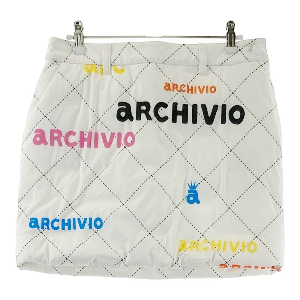 サイズ：38 ARCHIVIO アルチビオ 裏起毛中綿スカート 総柄 ホワイト系 [240101600422] ゴルフウェア レディース ストスト 14,256円