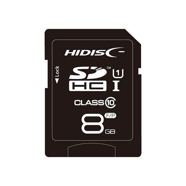 ds-(まとめ) ハイディスク SDHCカード 8GBclass10 UHS-I対応 HDSDH8GCL10UIJP3 1枚 〔×10セット〕