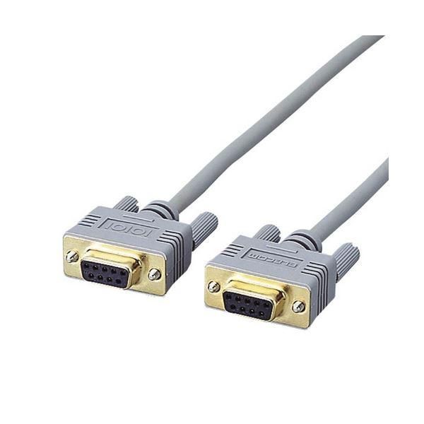 ds-(まとめ) エレコムRS-232Cケーブル(ノーマル) D-Sub9pinメス 1.5m C232N-915 1本 〔×10セット〕
