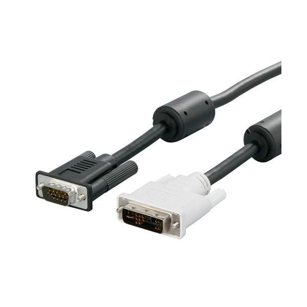 ds-(まとめ) バッファロー ディスプレイケーブル (DVI-I29pin)オス-(ミニD-Sub15pin)オス 1.5m BSDCDA15 1本 〔×10セット〕