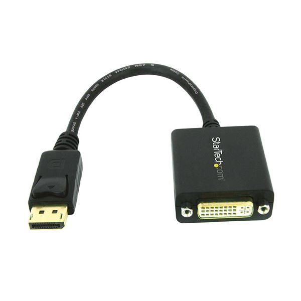 ds-(まとめ) StarTechDisplayPort-DVI変換アダプタ 1920×1200 ブラック DP2DVI2 1個 〔×10セット〕