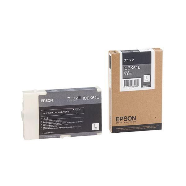 ds-(まとめ) エプソン EPSON インクカートリッジ ブラック Lサイズ ICBK54L 1個 〔×10セット〕 58,163円
