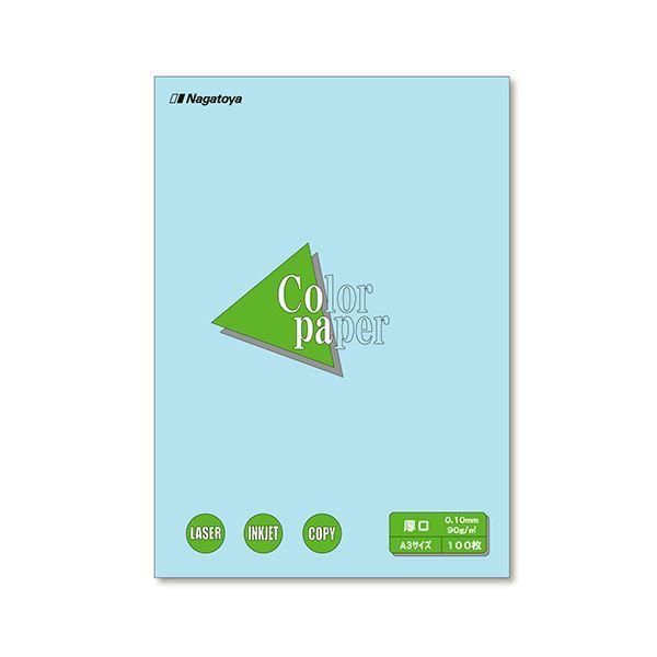 ds-(まとめ) 長門屋商店 Color Paper A3 厚口 空 ナ-1312 1冊（100枚） 〔×10セット〕